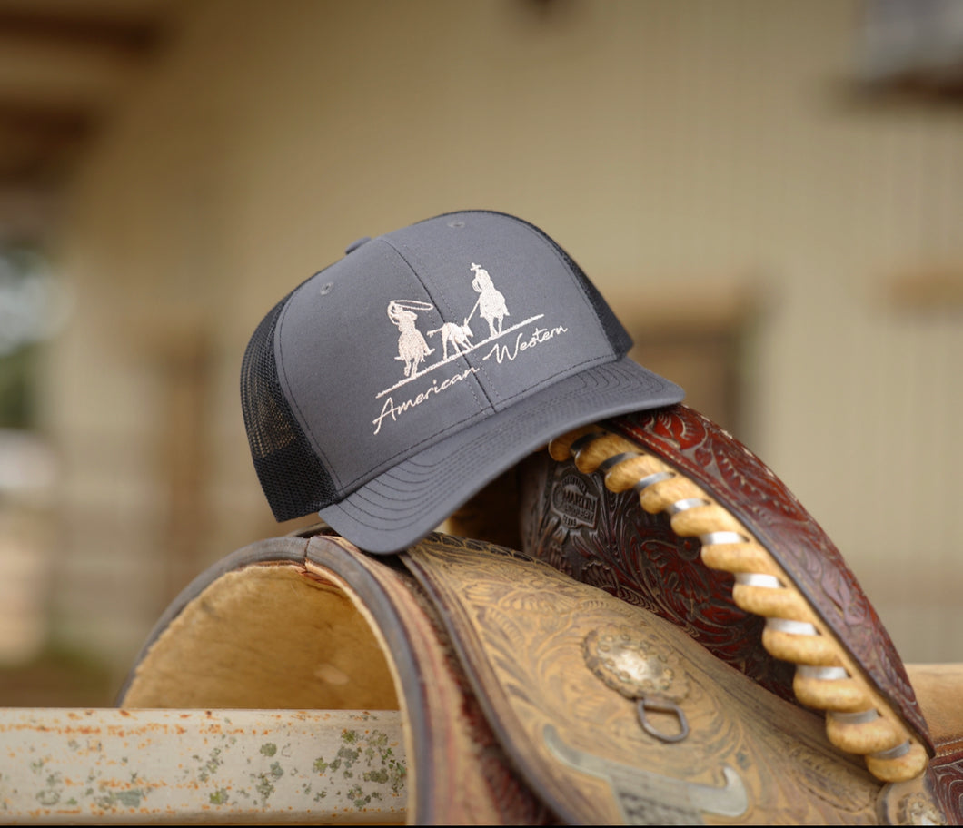 Team Roper — Charcoal Black – American Western Co