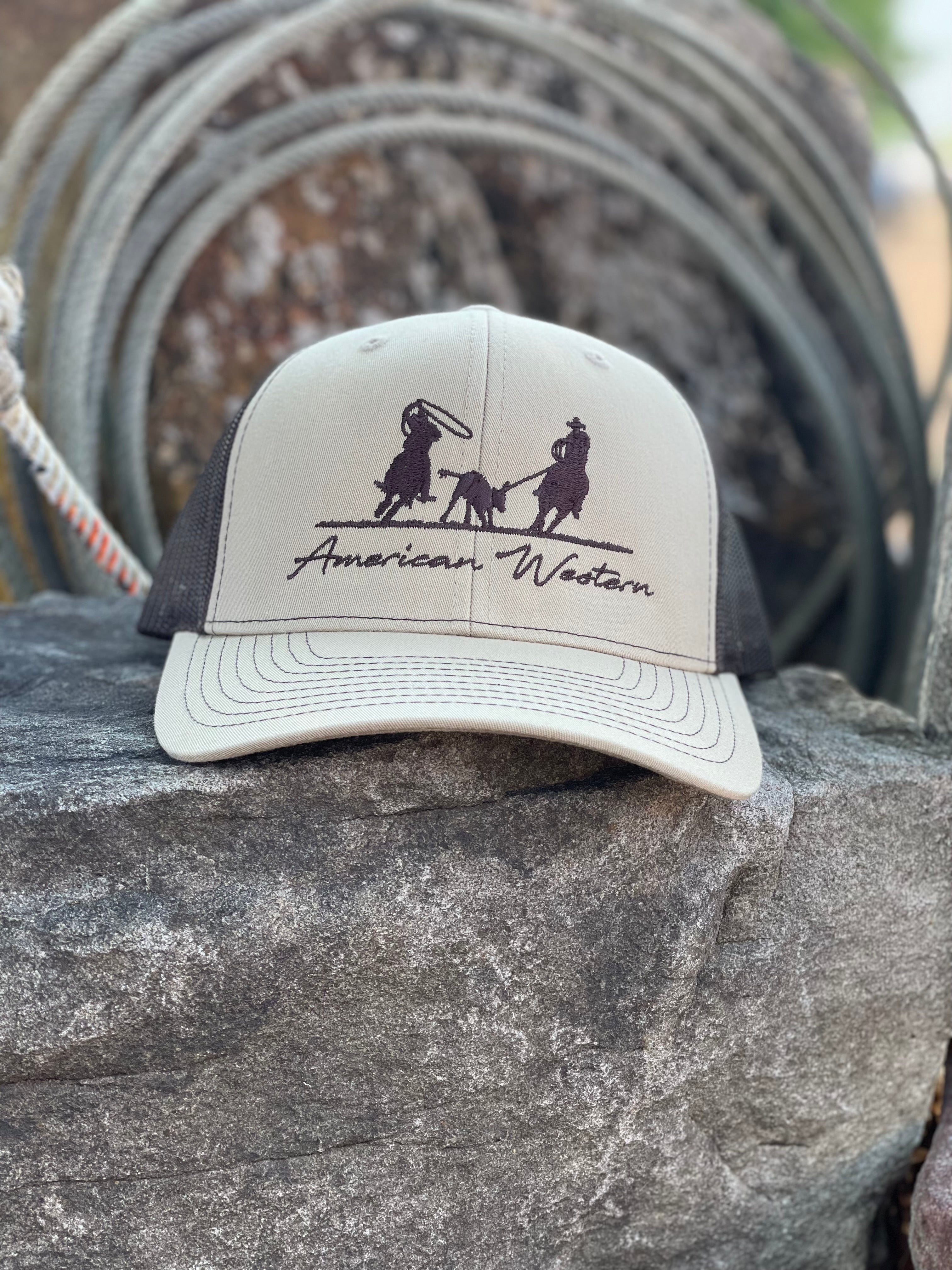Team Roper — Khaki/Coffee – American Western Co